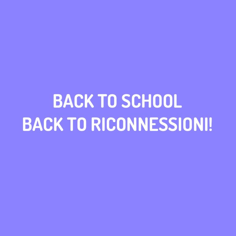 Back to school | Notizia Riconnessioni