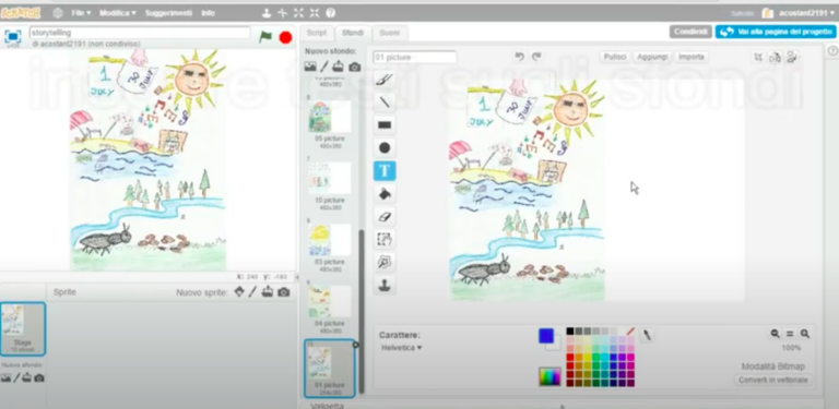 Scratch per raccontare | Attività didattica Riconnessioni